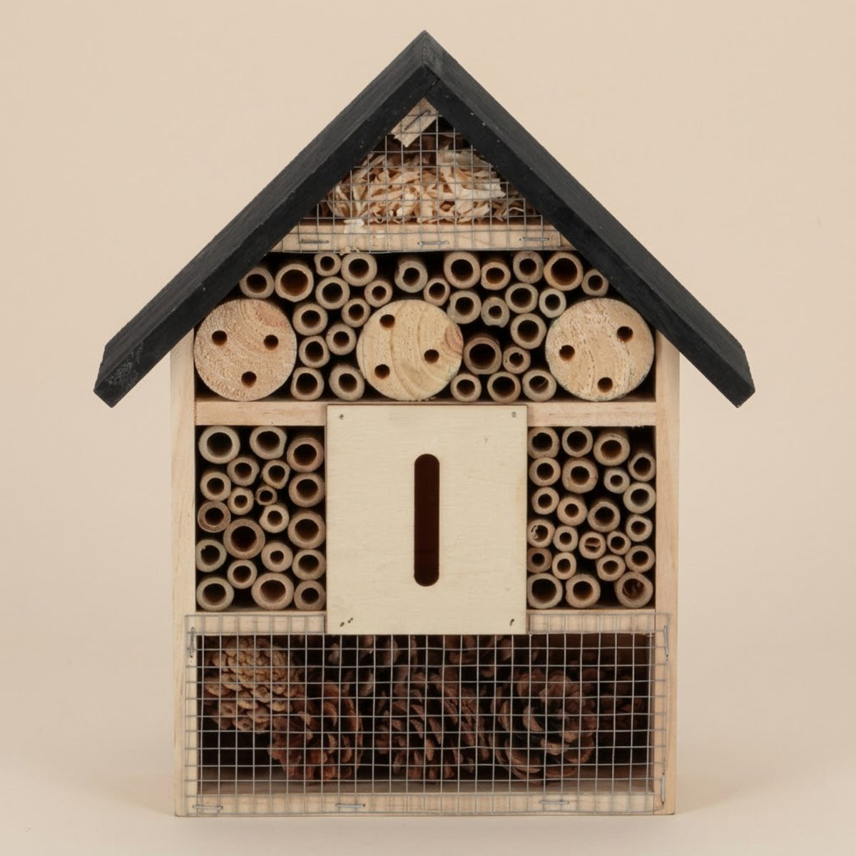 Large Wooden Insect Hotel and Bee Hotel