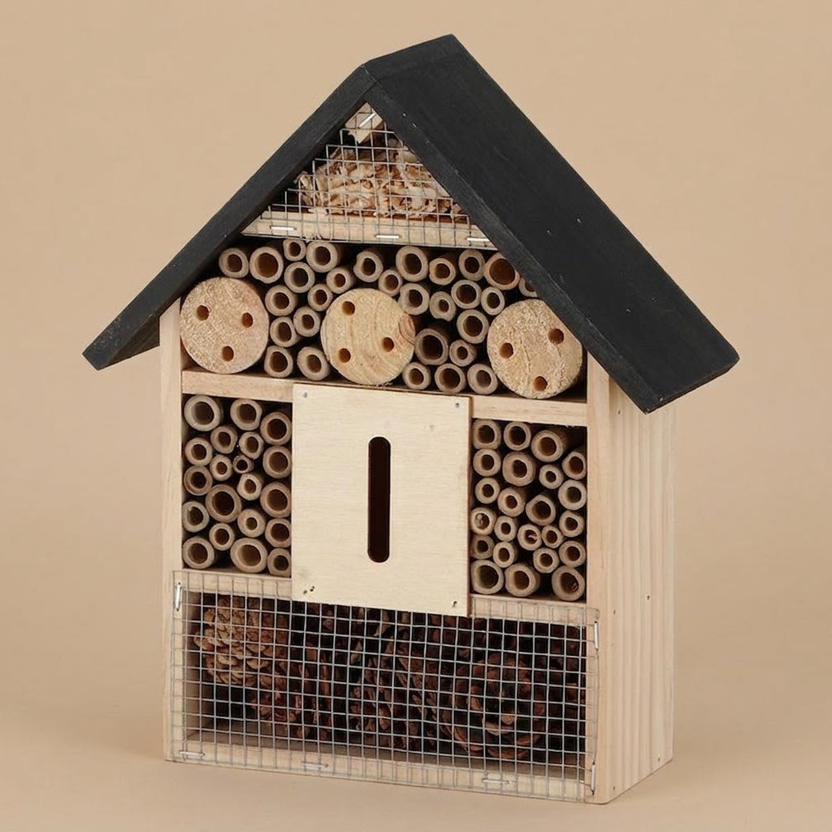 Large Wooden Insect Hotel and Bee Hotel