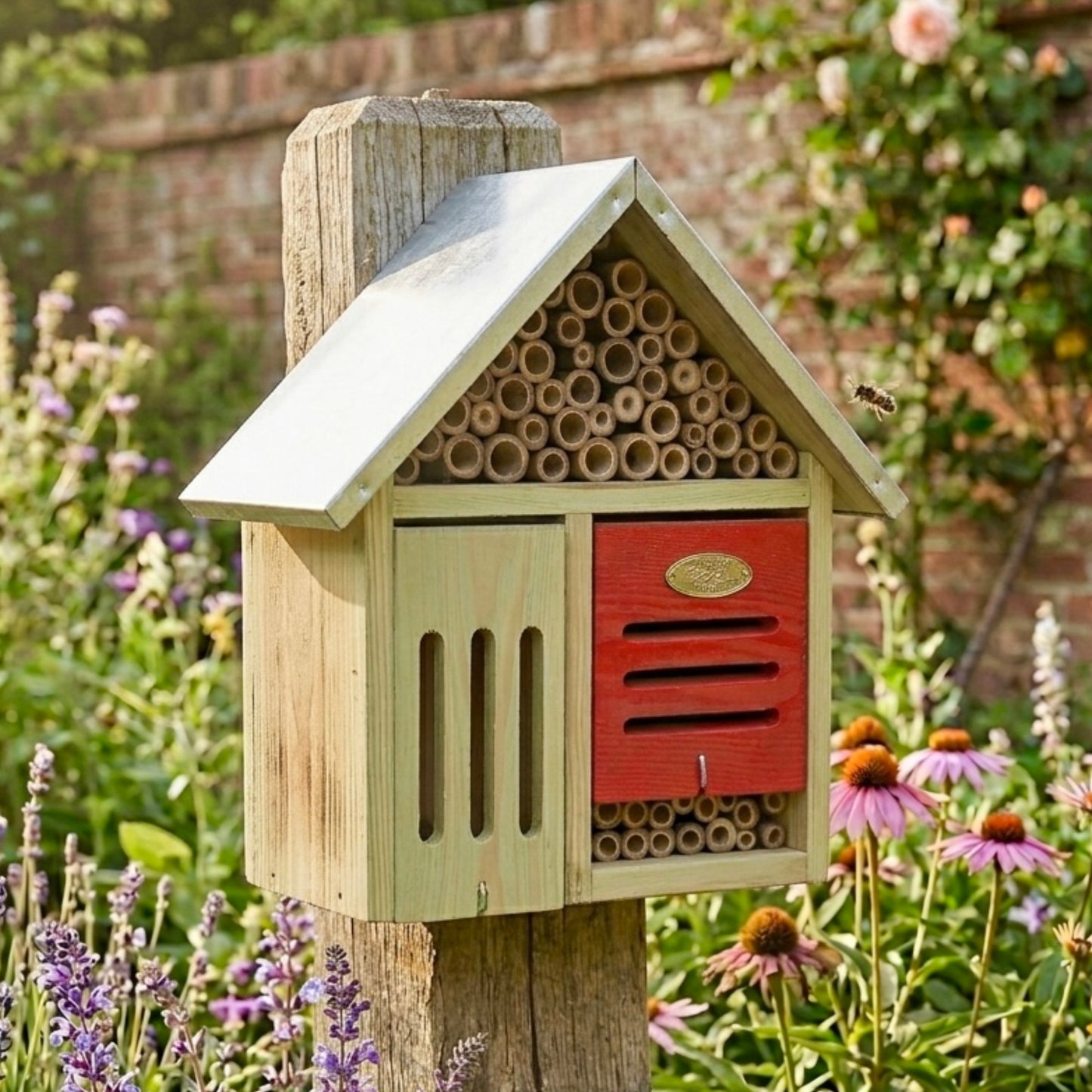 Large Wooden Insect and Bee Hotel - Garden Bug Hotel