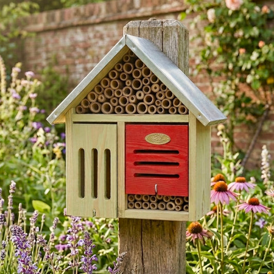 Large Wooden Insect and Bee Hotel - Garden Bug Hotel