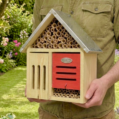 Large Wooden Insect and Bee Hotel - Garden Bug Hotel