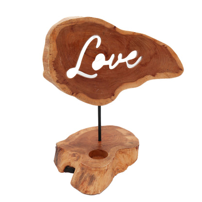 Love Tealight Holder - Love Candle Holder - Romantic Gifts - Rustic Home Decor