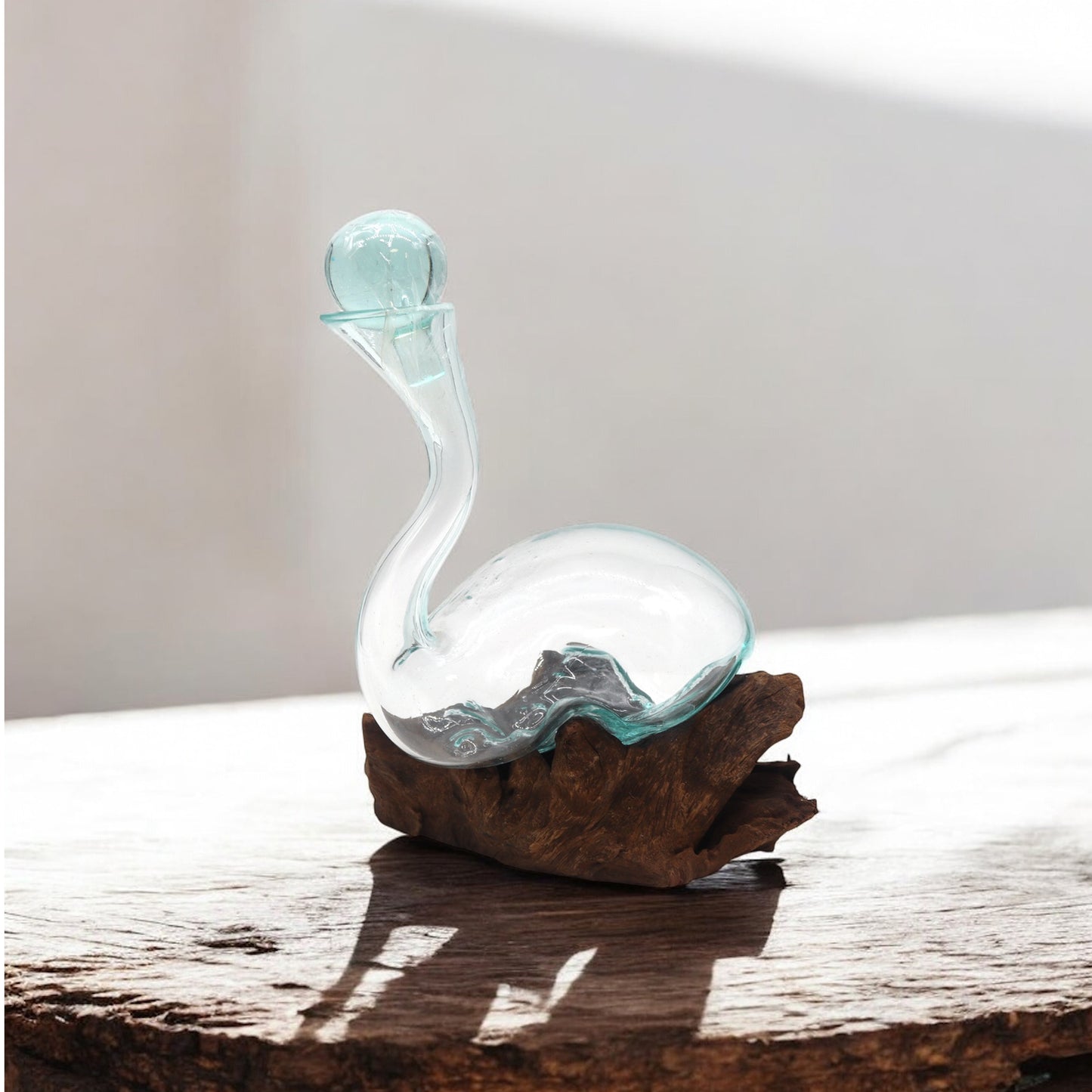 Melted Glass Wine Decanter - Red Wine Decanter - Molten Glass Wine Decanter