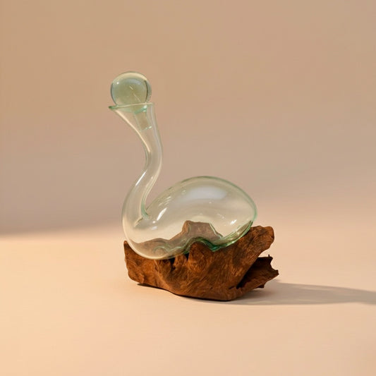 Melted Glass Wine Decanter - Red Wine Decanter - Molten Glass Wine Decanter