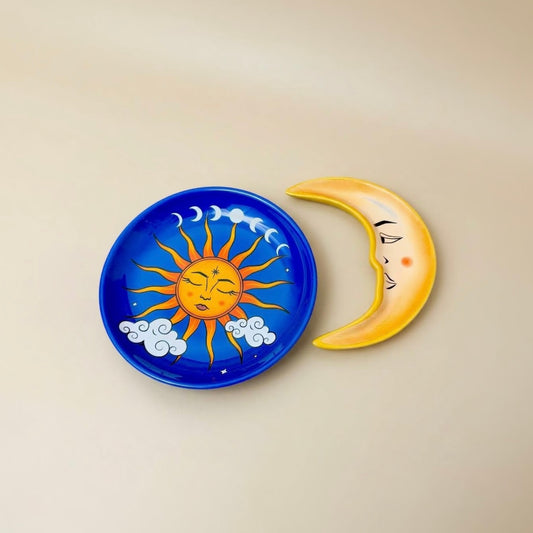 Moon and Star Stackable Trinket Trays and Jewellery Dishes