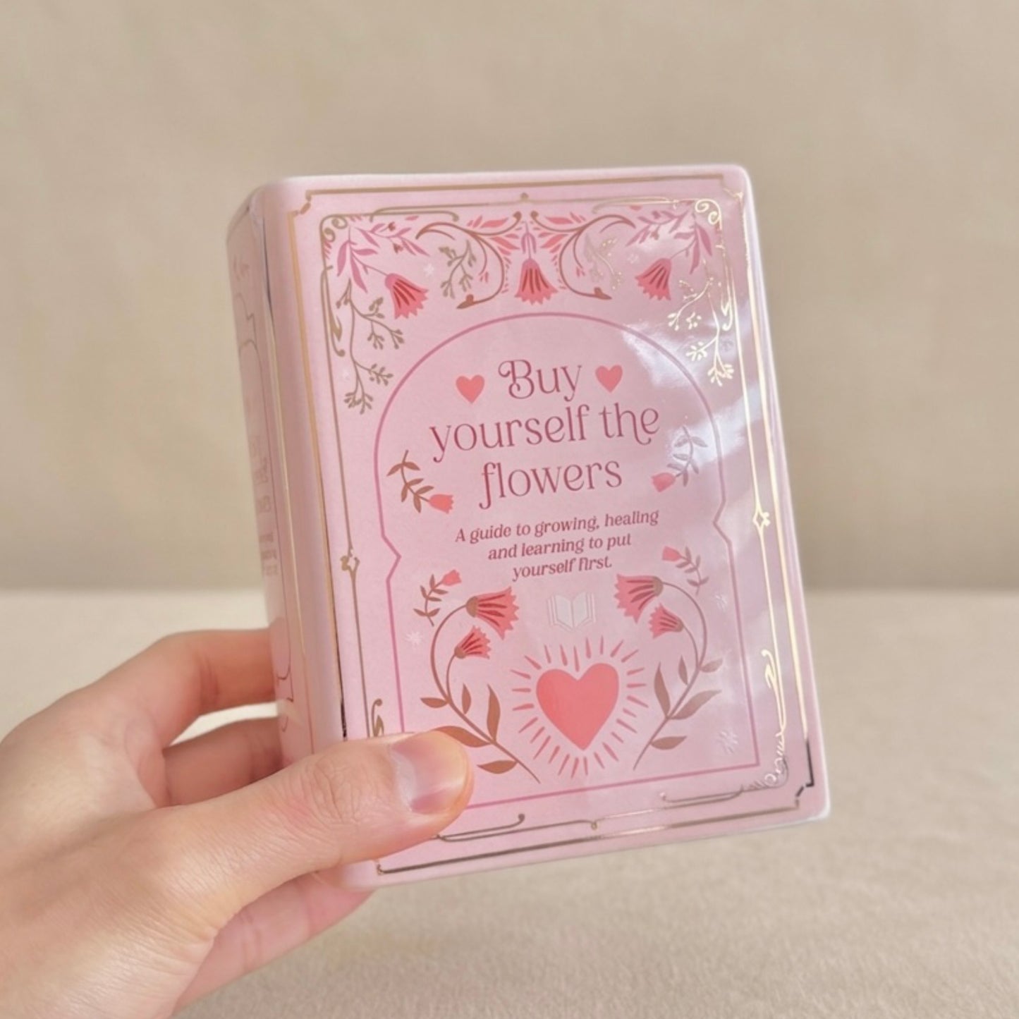Pink Book Shaped Flower Vase - Pink Flower Vase