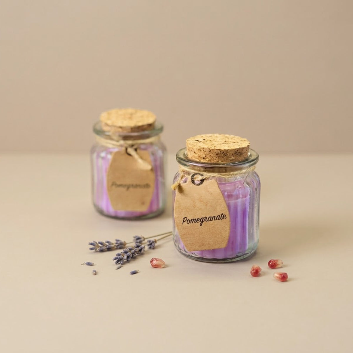 Pomegranate Scented Soy Candles