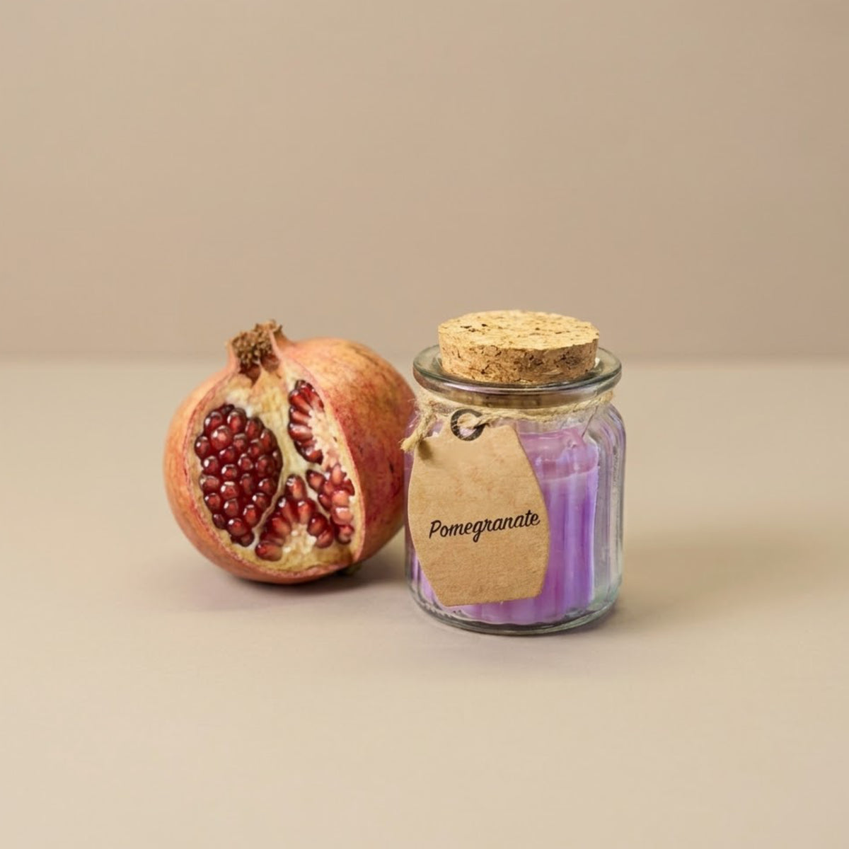Pomegranate Scented Soy Candles