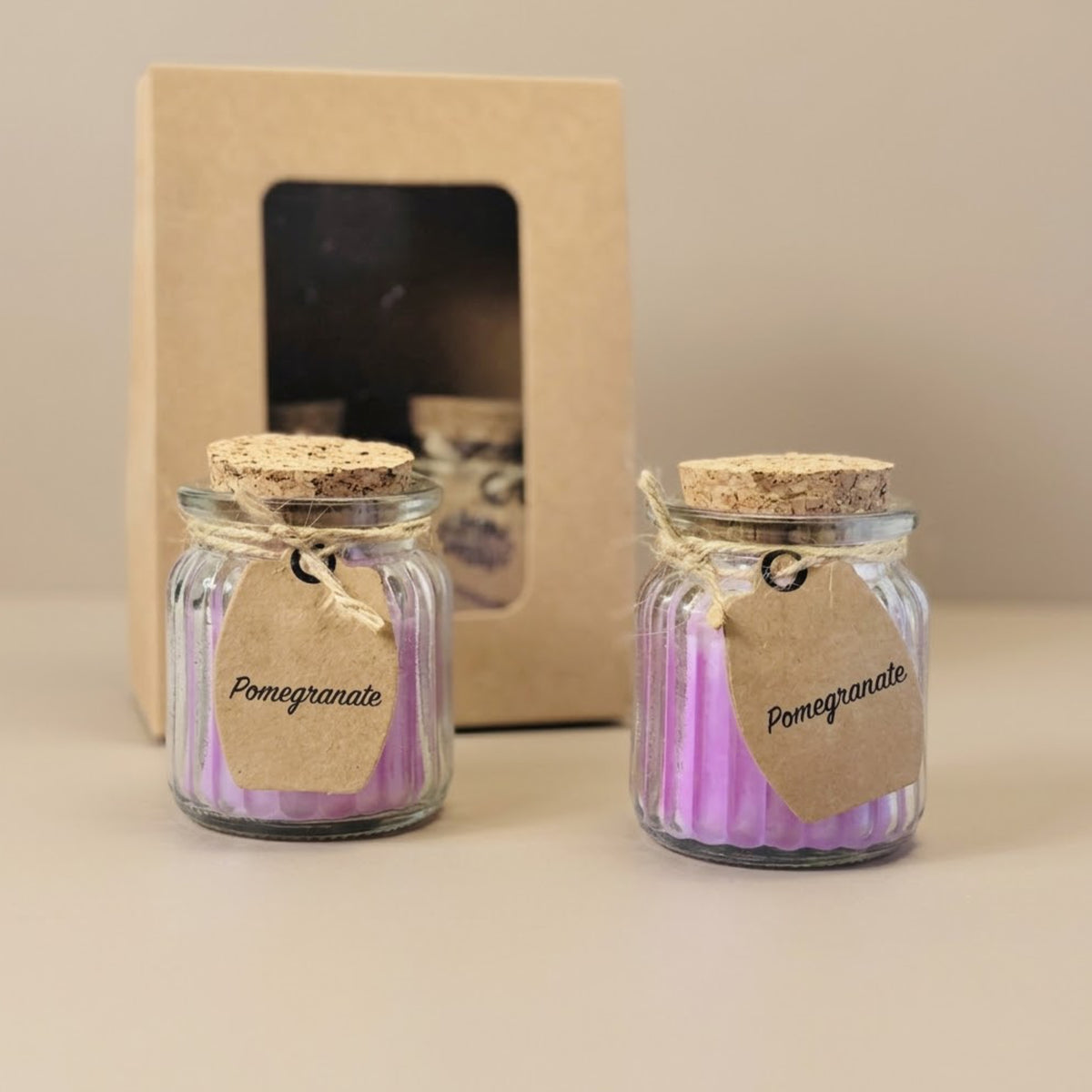 Pomegranate Scented Soy Candles