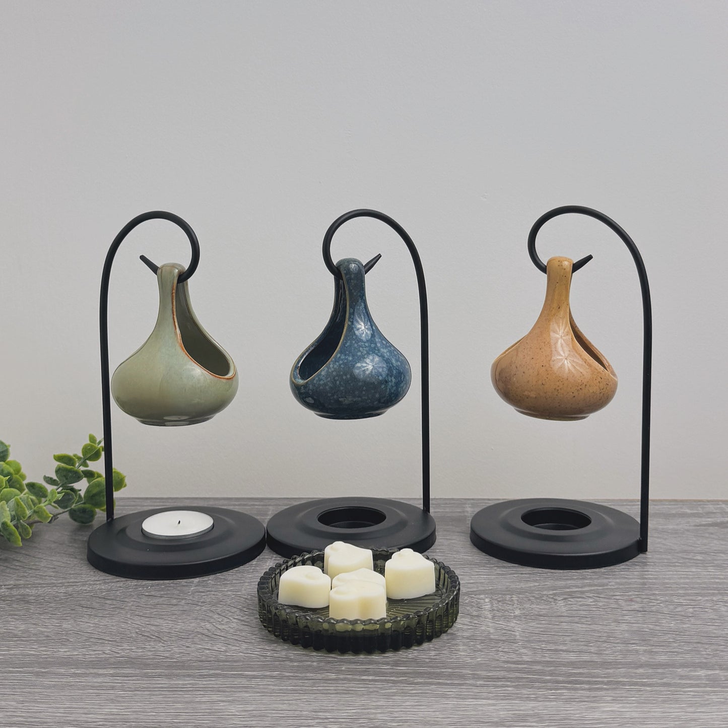 Teardrop Hanging Wax Melt Burner with Wax Melts - Wax Melt Gift Set