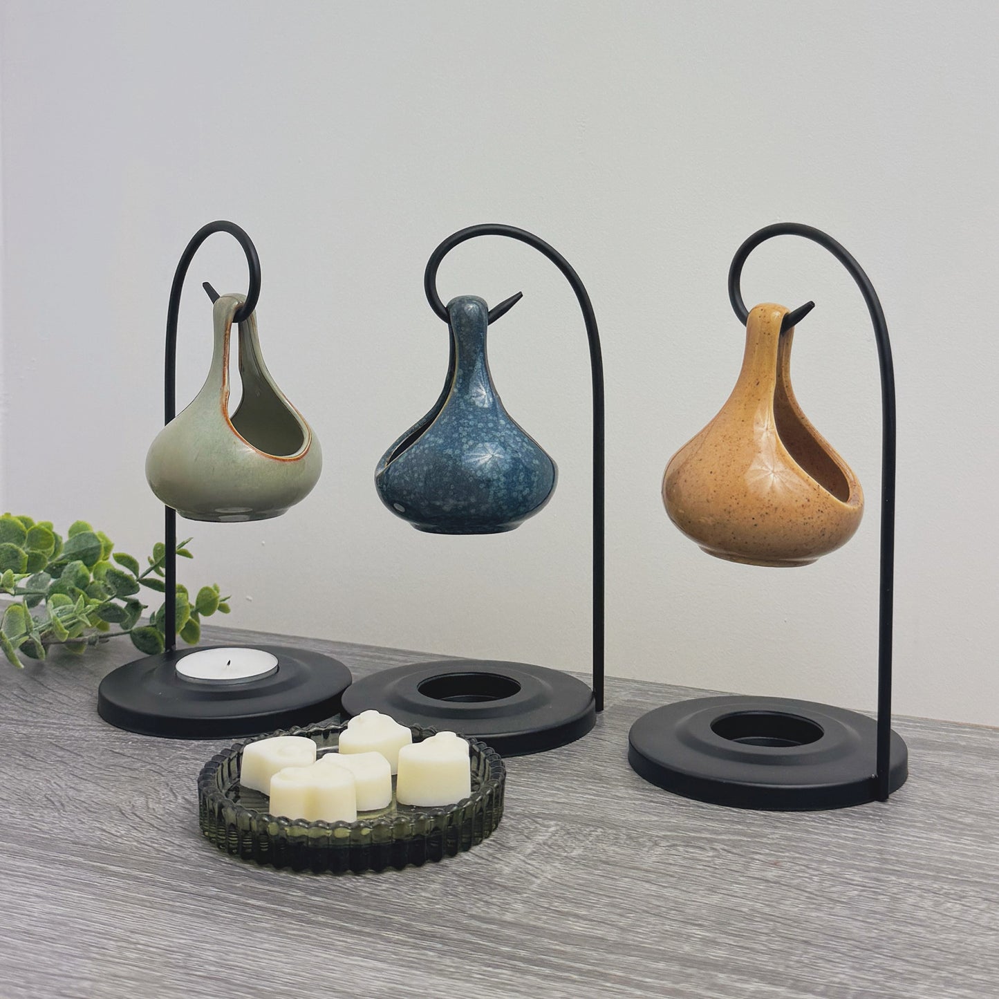 Teardrop Hanging Wax Melt Burner with Wax Melts - Wax Melt Gift Set