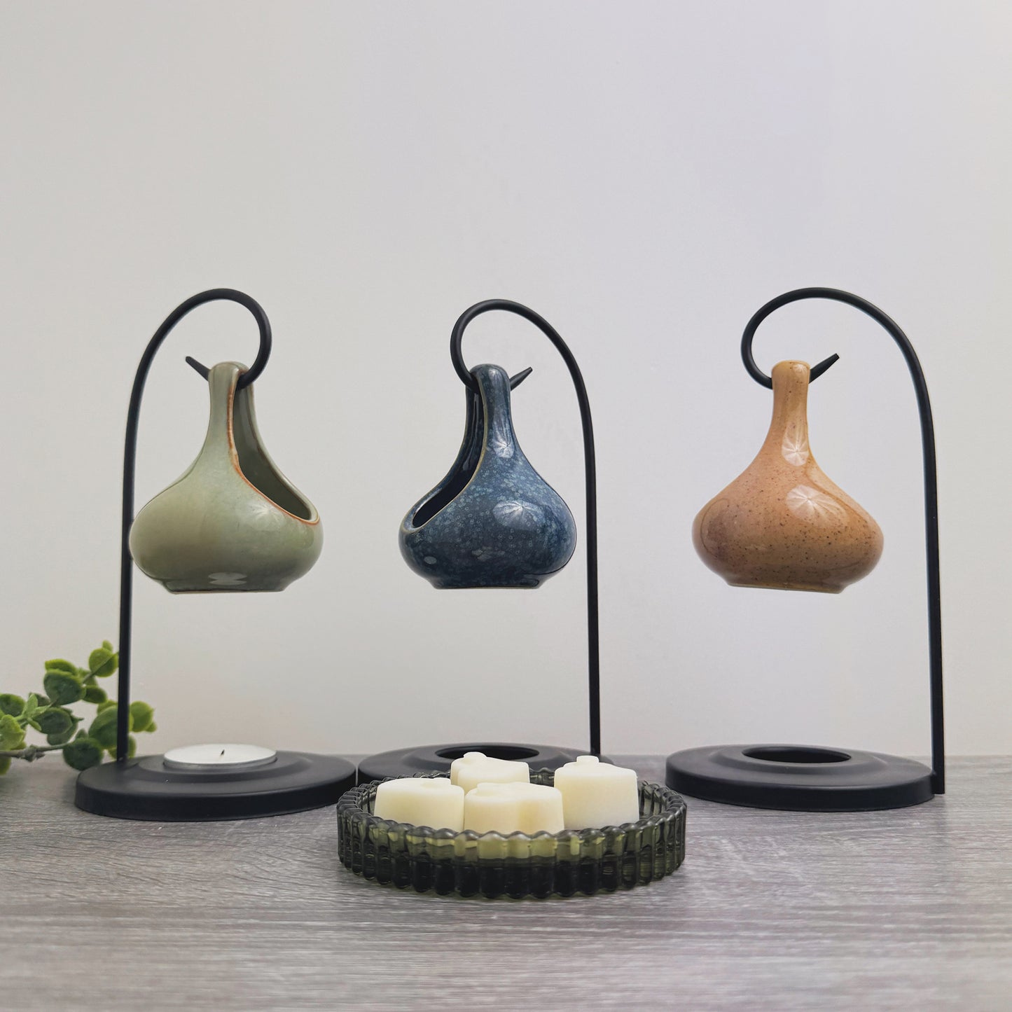 Teardrop Hanging Wax Melt Burner with Wax Melts - Wax Melt Gift Set