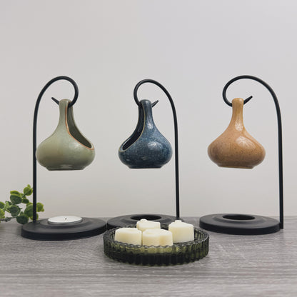 Teardrop Hanging Wax Melt Burner with Wax Melts - Wax Melt Gift Set