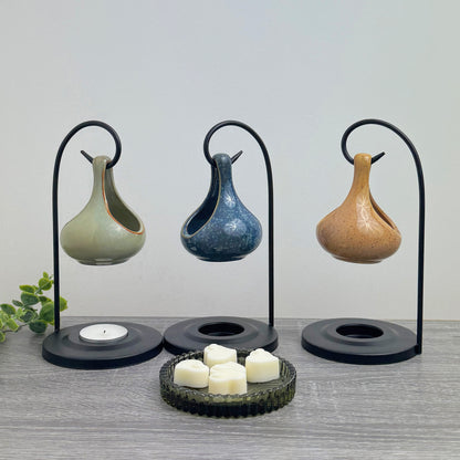 Teardrop Hanging Wax Melt Burner with Wax Melts - Wax Melt Gift Set