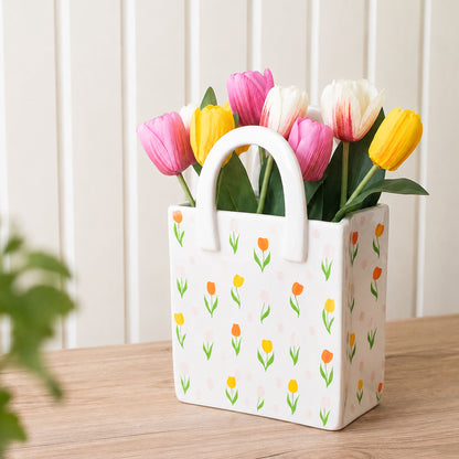 Bag Shaped Tulip Flower Vase - Flower Gifts