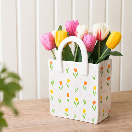 Bag Shaped Tulip Flower Vase - Flower Gifts