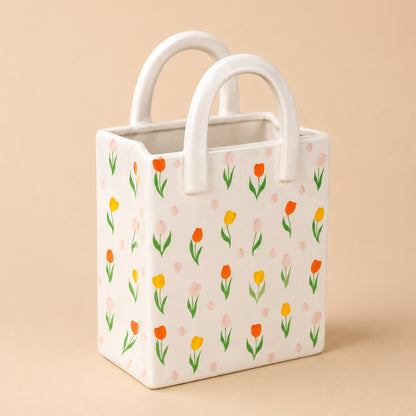 Bag Shaped Tulip Flower Vase - Flower Gifts