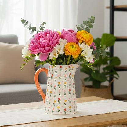 Tulip Flower Vase Gift for Mum - Flower Gift for Wife