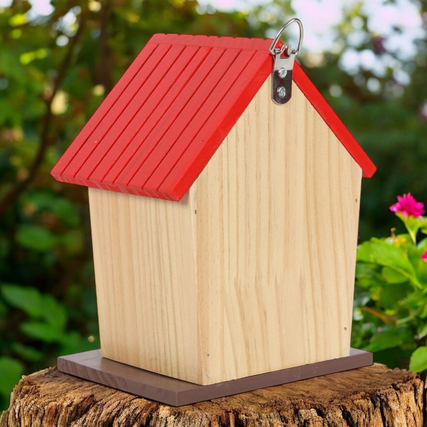 Garden Bird House for Robins - Wooden Bird House