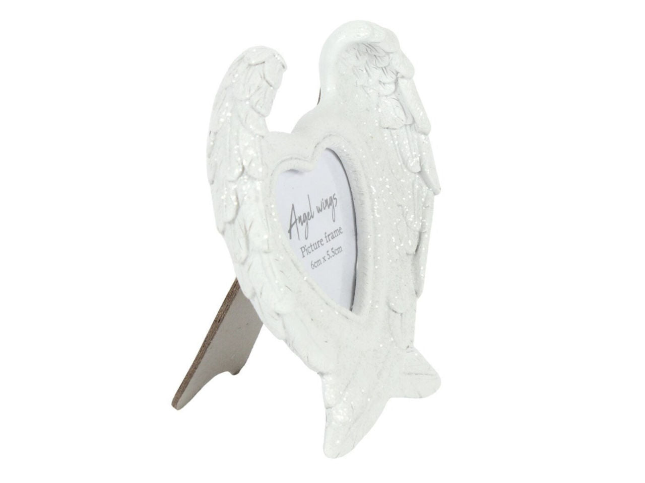 White Angel Wings Photo Frame - Remembrance Gifts