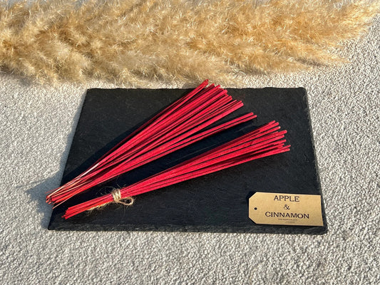 Apple & Cinnamon Incense Sticks - Hand Rolled Incense - Bamboo Incense Sticks