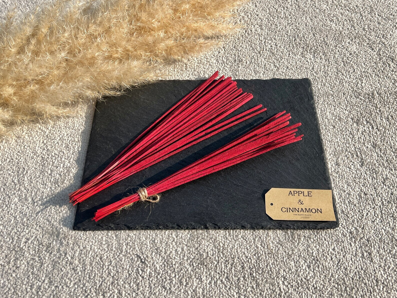 Apple & Cinnamon Incense Sticks - Hand Rolled Incense - Bamboo Incense Sticks