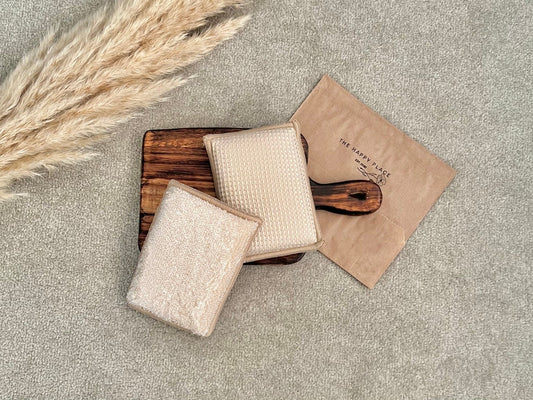 Bamboo Dish Cloth and - Eco Friendly Dish Sponge