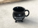 Black Cauldron Witchy Mug - Witches Brew Black Mug