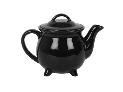 Black Cauldron Tea Set with Cauldron Teapot & 4 Cauldron Mugs