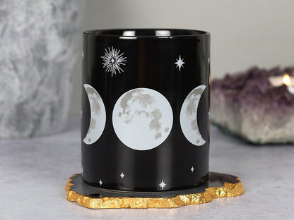 Triple Moon Mug - Moon Phases Black Mug