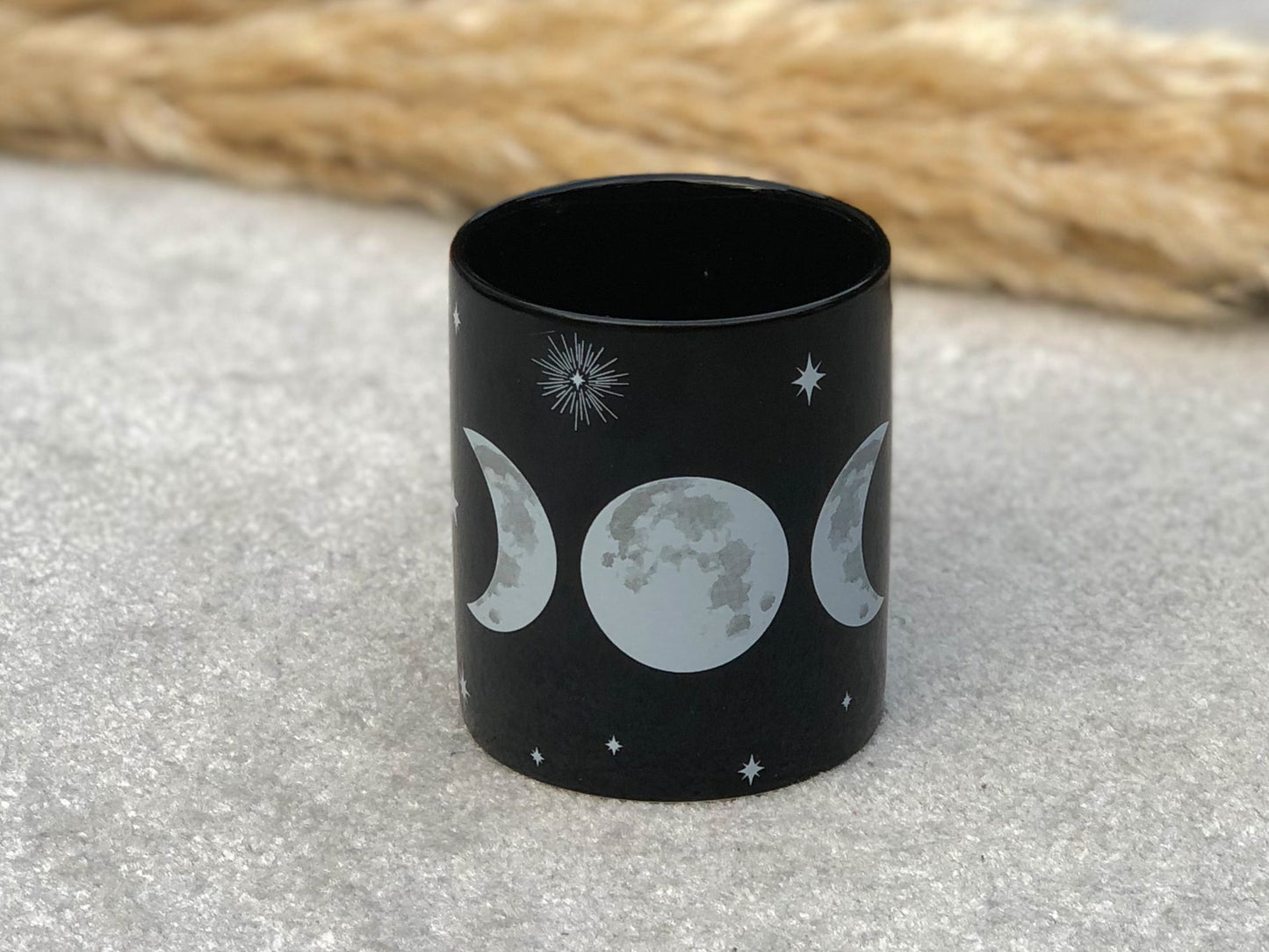 Triple Moon Mug - Moon Phases Black Mug