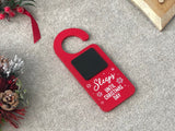 Christmas Countdown Advent Door Hanger with Chalk