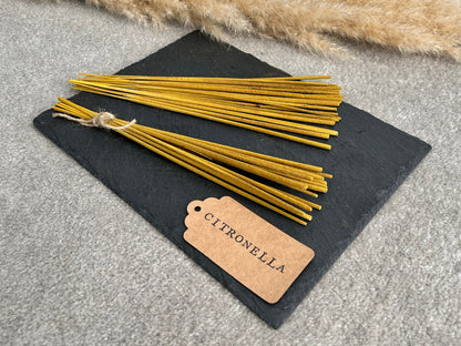 Citronella Incense Sticks - Garden Incense - Insect Repellent Incense