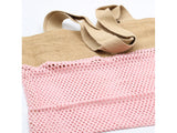 Eco Friendly Natural Cotton and Jute Net Mesh Shopping Bag