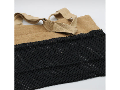 Eco Friendly Natural Cotton and Jute Net Mesh Shopping Bag