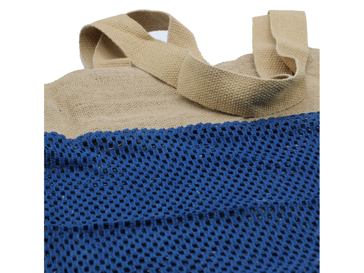Eco Friendly Natural Cotton and Jute Net Mesh Shopping Bag