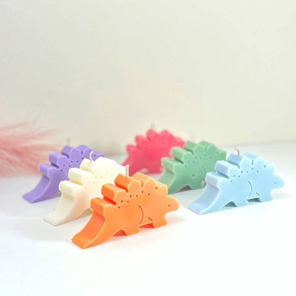 Stegosaurus Candles - Dinosaur Gifts - Jurassic Gift