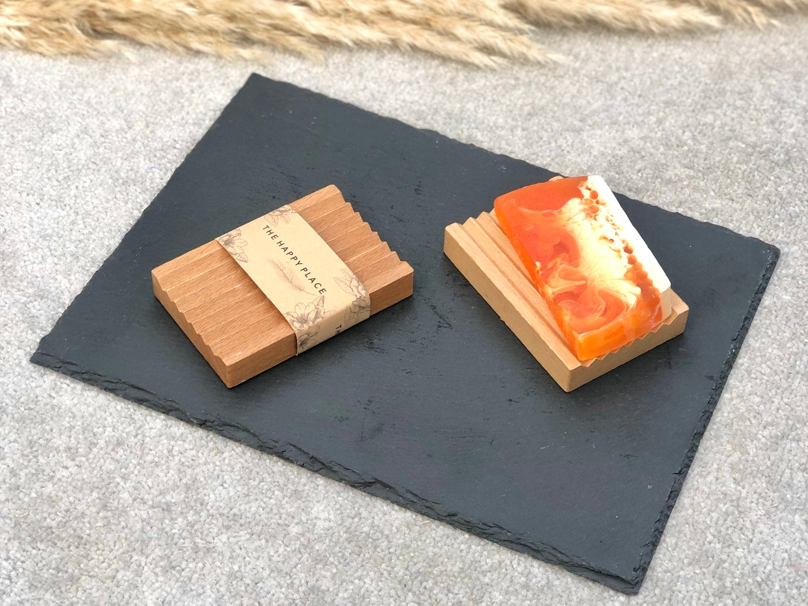 Sustainable Wood Soap Holder - Eco Wooden Soap Dish