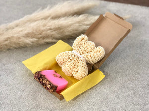 Handmade Soap Gift Set with Natural Sisal Sponge
