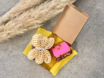 Handmade Soap Gift Set with Natural Sisal Sponge