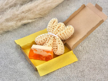 Handmade Soap Gift Set with Natural Sisal Sponge