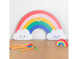 Colourful Rainbow Clock - Gay Pride Month - LGBT Gifts