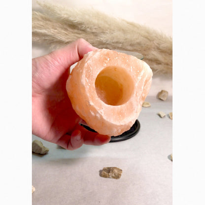 Crystal Oil Burner & Wax Burner - Himalayan Salt Crystal