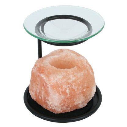 Crystal Oil Burner & Wax Burner - Himalayan Salt Crystal