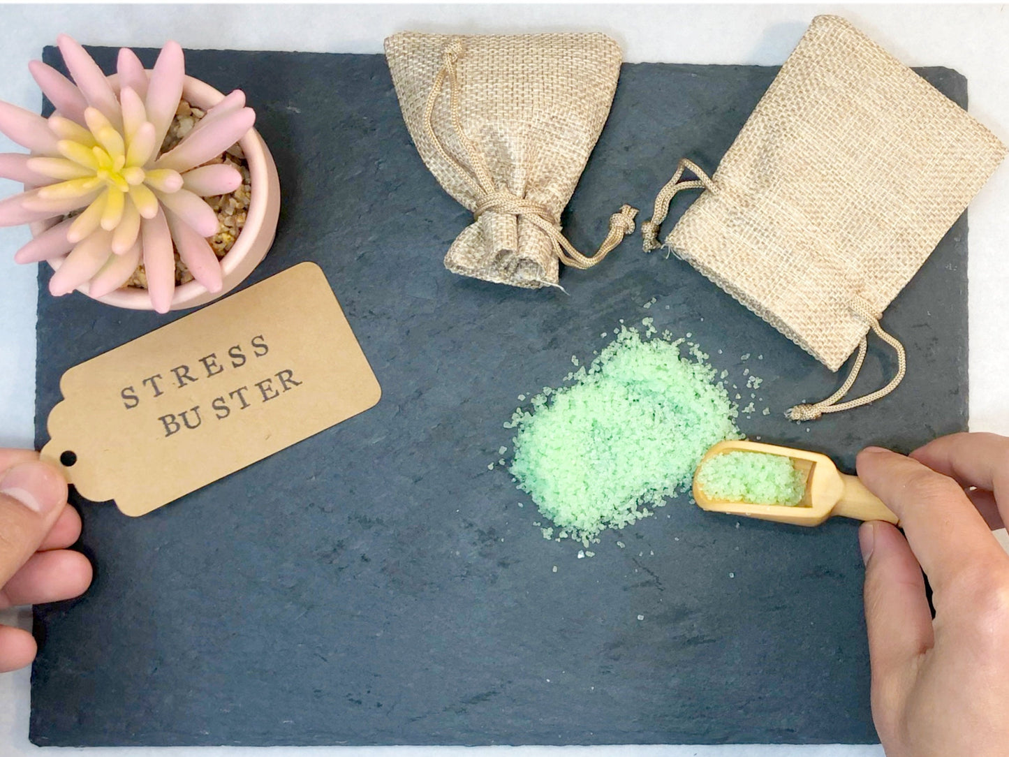 Stress Relief Bath Salts - Aromatherapy Bath Salt in Gift Bag