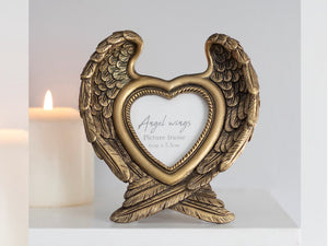 Gold Angel Wings Photo Frame - Gold Photo Frame