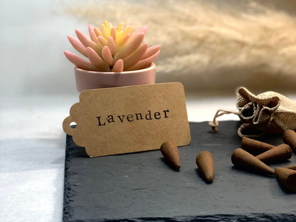 Aromatherapy Lavender Incense Cones - Calming Aroma Therapy incense