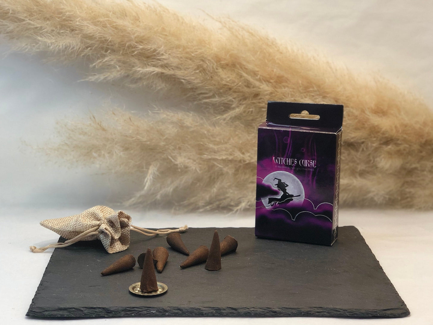 Witches Incense Cone Set with Incense Burner - Halloween Gifts