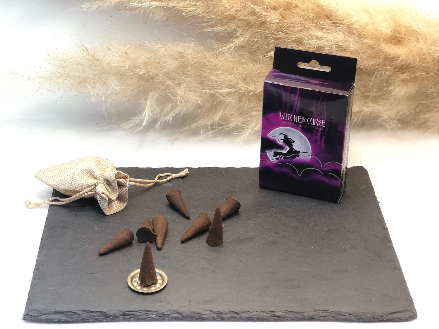 Witches Incense Cone Set with Incense Burner - Halloween Gifts