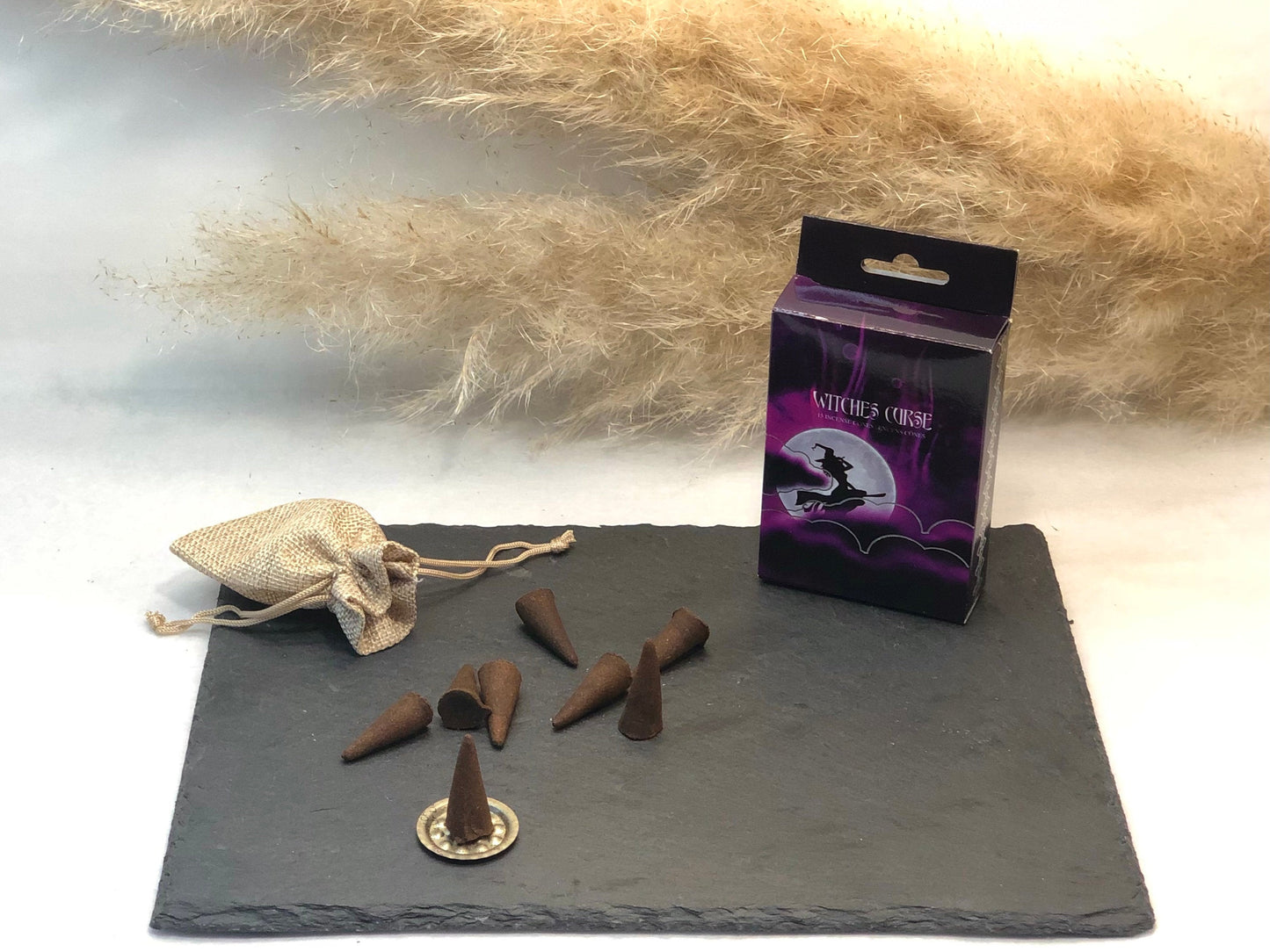 Witches Incense Cone Set with Incense Burner - Halloween Gifts